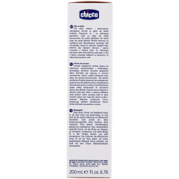 Chicco Olio Massaggio Corpo Baby Moments con Olio di Crusca di Riso Emolliente e Idratante, 200 Ml