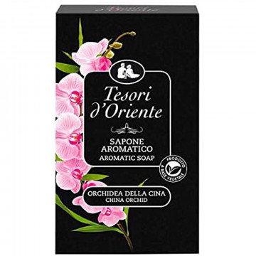 Tesori d'Oriente  Sapone aromatizzato all'orchidea cinese, 150 Gr