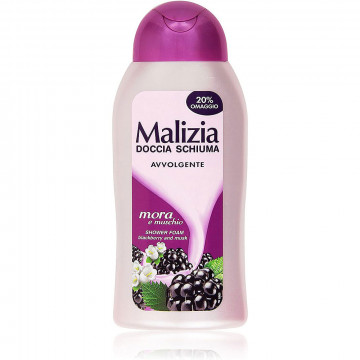 Malizia  Doccia Schiuma, Avvolgente, Mora e Muschio, 300 Ml