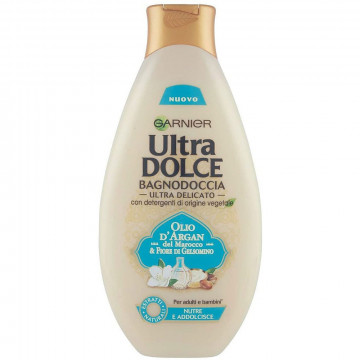 Garnier ultradolce bagnodoccia olio argan e gelsomino, 500 Ml