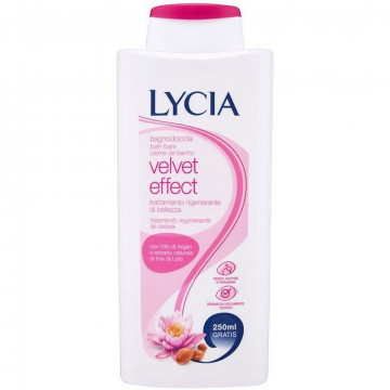 Lycia Bagnoschiuma Velvet Effect, 750 Ml