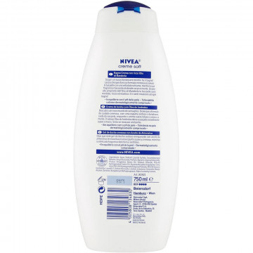 Nivea Bagno Crema Soft con Fregranza Delicata e Ricco di Olio di Mandorla, 750 Ml