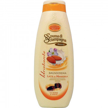 Spuma di Sciampagna Bagno Idratantr Latte Di Mandorla, 750 Ml