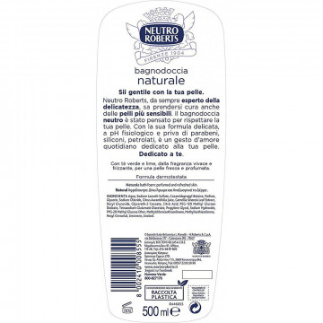 Neutro Roberts Bagnoschiuma naturale, 500 Ml