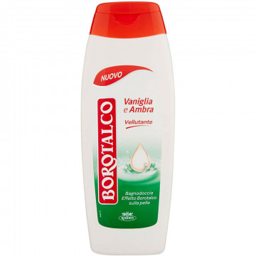 Borotalco Velvet doccia gel Unisex Corpo Mandorla, Vaniglia, 500 Ml