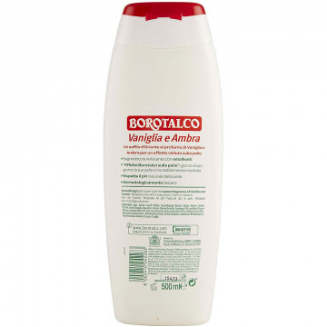 Borotalco Velvet doccia gel Unisex Corpo Mandorla, Vaniglia, 500 Ml