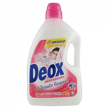 Deox Ammorbidente Rose Selvatiche 46 Lavaggi, 3000 Ml