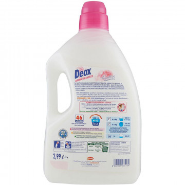 Deox Ammorbidente Rose Selvatiche 46 Lavaggi, 3000 Ml