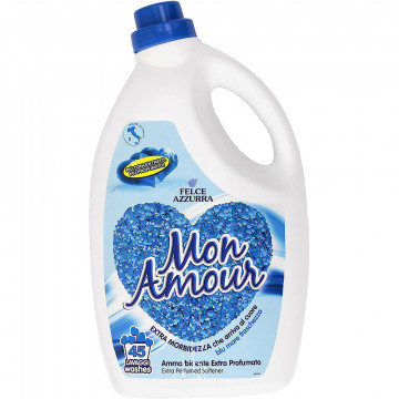 Mon Amour Ammorbidente Extra Profumato Blu Mare Freschezza, 3000 Ml 