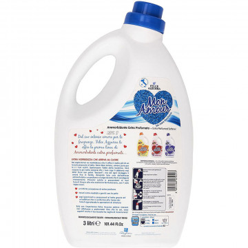 Mon Amour Ammorbidente Extra Profumato Blu Mare Freschezza, 3000 Ml 