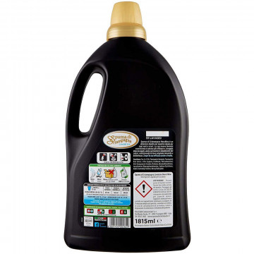 Spuma Di Sciampagna Detersivo Lavatrice Liquido Nero Fibra 33 Lavaggi, 1815 Ml