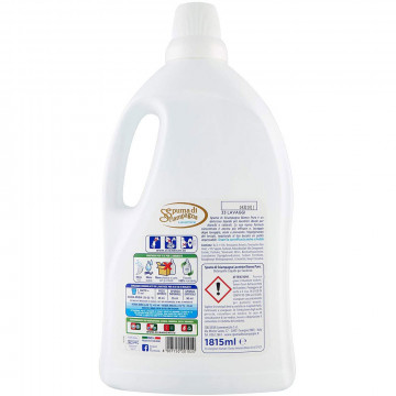 Spuma Di Sciampagna Detersivo Lavatrice Liquido Bianco Puro 33 Lavaggi, 1815 Ml