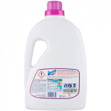 Lanza Detersivo Lavatrice Liquido 40 Lavaggi Lavanda, 2000 Ml