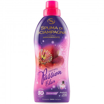 Spuma di Sciampagna Ammorbidente Concentrato Secrets Passion Elisir 30 Lavaggi , 750 Ml