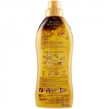 Spuma di Sciampagna Ammorbidente Concentrato Secrets Sensual Argan 30 Lavaggi , 750 Ml