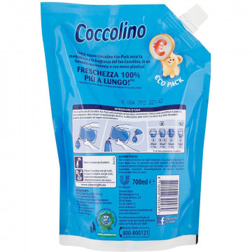 Coccolino Ammorbidente Core Pouch Aria di Primavera, 700 Ml