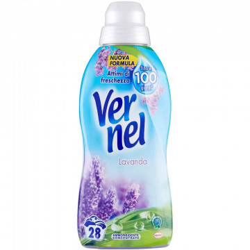 Vernel Lavanda Ammorbidente Concentrato Lavatrice, 700 Ml