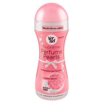 Vernel Supreme Perfume Pearls Neutralizza Odori Active Bloom (rosa), 260 Gr