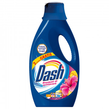 Dash Detersivo Liquido 17 Lavaggi Bouquet Primavera, 935 Ml