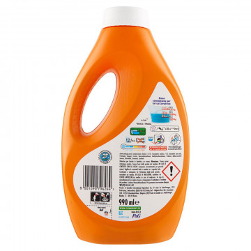 Dash Simply Detersivo Liquido Lavatrice Fresco Intenso 18 Lavaggi, 990 Ml