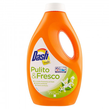 Dash Simply Detersivo Lavatrice Liquido  Magnolia 18 Lavaggi, 990 Ml