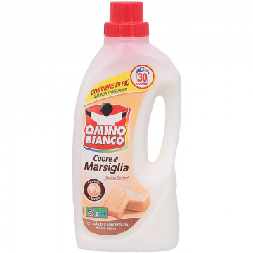 Omino Bianco Detersivo Cuore di MarsigliaI, 1500 Ml