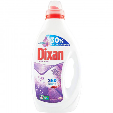 Dixan Liquido Lavatrice 360° Lavanda 19 Lavaggi, 950 Ml