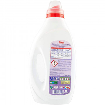 Dixan Liquido Lavatrice 360° Lavanda 19 Lavaggi, 950 Ml