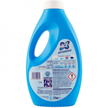 Ace Detersivo Liquido Classico Igienizzante 25 Lavaggi, 1375 Ml