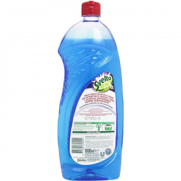 Svelto  Detersivo per Stoviglie Sgrassa Facilmente con Vero Succo di Limone e Antibatterico, 1000 Ml