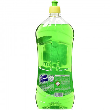 Spic & Span Detersivo Supersgrassante Piatti Lime e Fiori d'Arancio, 1000 Ml