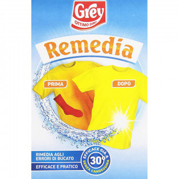 Grey Remedia Trattamento Per Rimediare Agli Errori di Bucato, 200 Gr