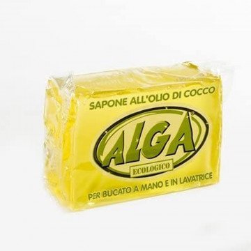 Alga Sapone Detersivo 100% Ecologico e Biodegradabile per bucato a mano e in lavatrice, 400 Gr