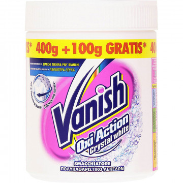 Vanish Oxi Action Cristal White Smacchiatore, 500 Gr