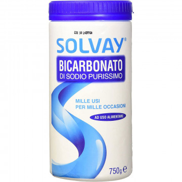 Solvay Bicarbonato di sodio purissimo, 750 Gr