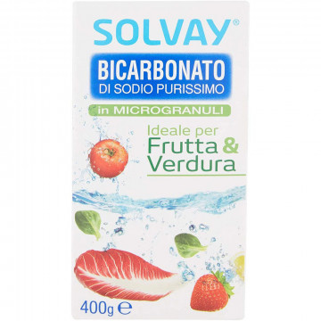 Solvay Bicarbonato di Sodio Purissimo, 400 Gr