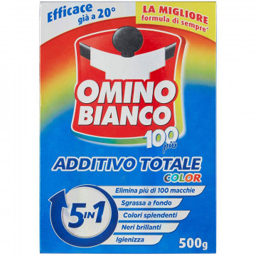 Omino Bianco Additivo Totale 5in1 Color Polvere, 500 Gr