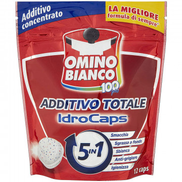 Omino Bianco Additivo Totale 5 in1 IdroCaps, 240 Gr