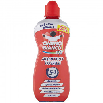 Omino Bianco Additivo Totale 5in1 Gel Smacchiatore, 900 Ml