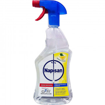 NAPISAN Igienizzante Superfici Spray Limone E Menta, 750 Ml