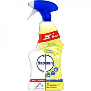 Napisan Spray Igienizzante Bagno Limone e Menta, 750 Ml